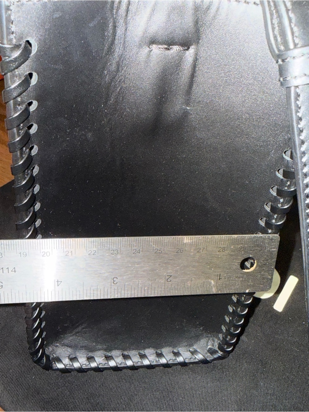 Fendi Black Leather Satchel with Tortoiseshell Handle and Gold Hardware - Picture 15 of 17